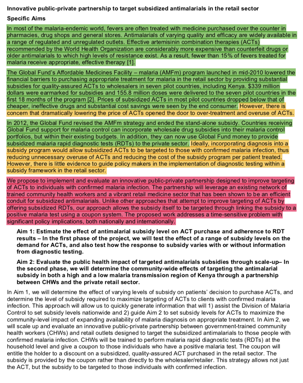 26 Research Questions and Aims  Global Health Research: Designs