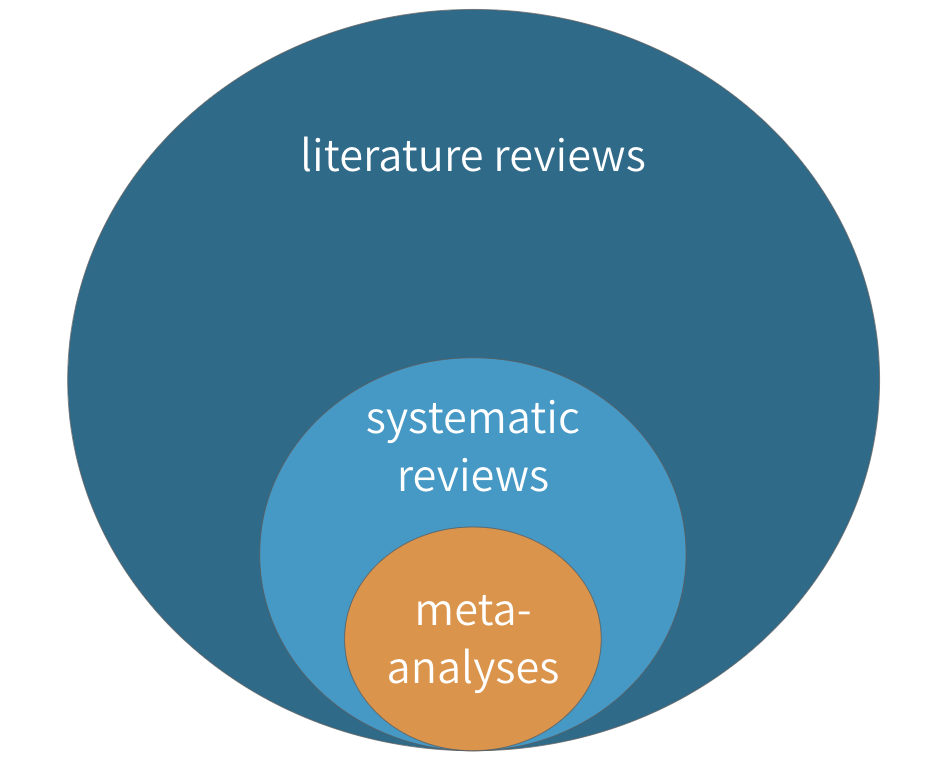 systematic literature reviews and expert opinion