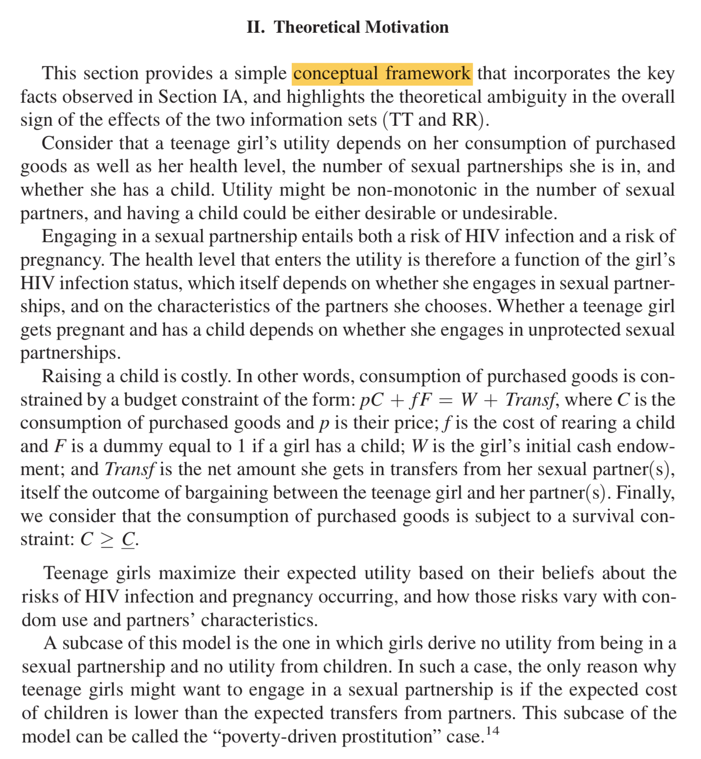 Written description of the relative risk reduction conceptual framework. Source: @dupas:2011.